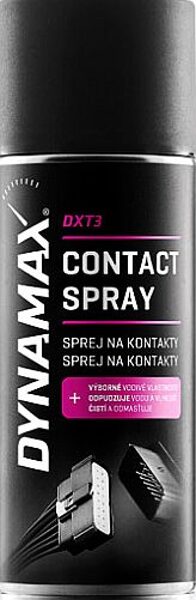 Улучшает и защищает электро-контакты DYNAMAX DXT3-CONTACT SPRAY 400ML