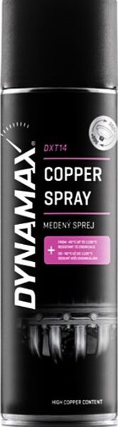 Медная высоко-температурная паста DYNAMAX DXT14 COPPER SPRAY 500ML