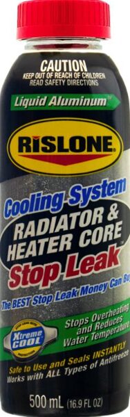 Lai novērstu noplūdes dzesēšanas sistēmā un radiatorā - piedeva ar šķidru alumīniju. Vairumā gadījumu noplūdes tiek novērstas uzreiz. Rislone Aluminum Radiator Stop Leak 500ml 