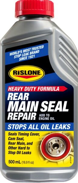 Устраняет течь масла из заднего сальника коленвала. RISLONE Rear Main Seal Repair 500ml