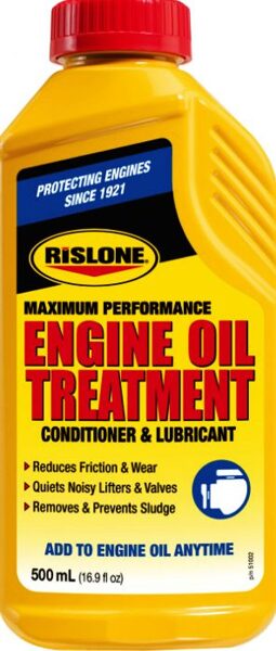 Улучшение трения в моторе. Очистка клапанов. Rislone Engine Oil Treatment 500ml