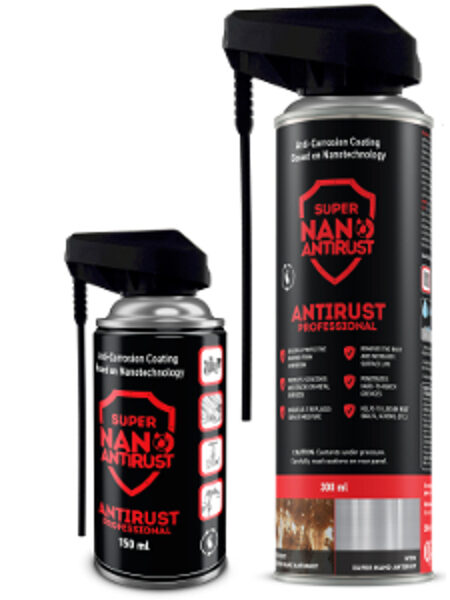 SUPER NANO ANTIRUST PROFESSIONAL (150, 300ML) Водоотталкивающая смазка. Защита от ржавщины.